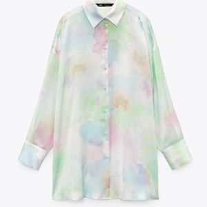 Zara multi colour blouse